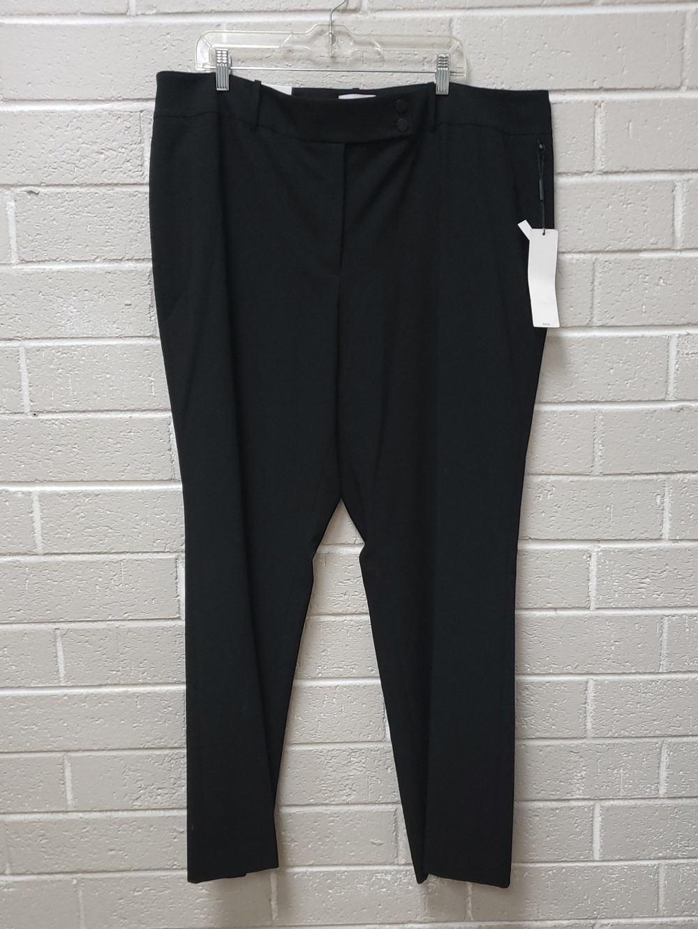 Classic Black Women's Tapered Dress Pants
